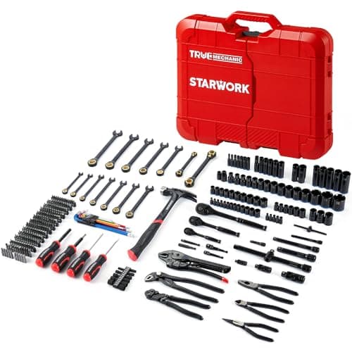 TRUE MECHANIC 306-Piece Automotive Tool Set, Comprehensive Mechanics Kit