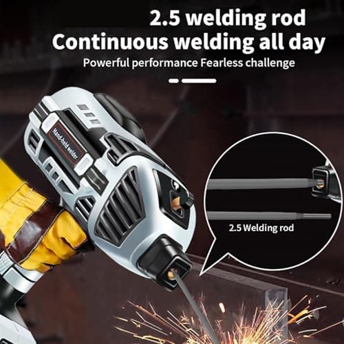 Saker 6 Gear 20-120A 110V Portable Inverter Welder for 1/16" to 1/8" Rods (Grey)