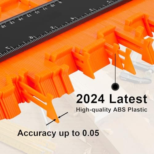 Precision Metal Lock Contour Gauge for woodworking, remodeling, auto repair