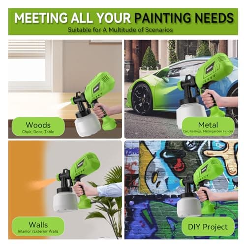AZZUNO 700W HVLP Paint Sprayer for Furniture & DIY Projects
