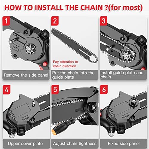 4 Inch Mini Chainsaw Chain Set