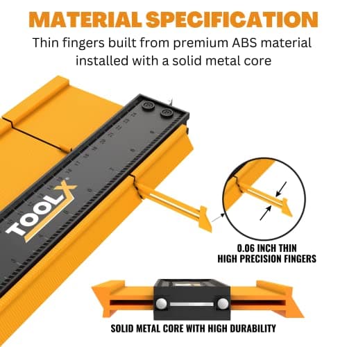 5+10 Inch Lock Contour Gauge Tool - Ideal Fathers Day & Birthday Gifts for Men