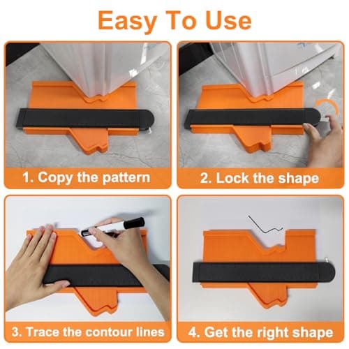 Super Gauge 10 Inch Contour Profile Tool with Lock for Woodworking
