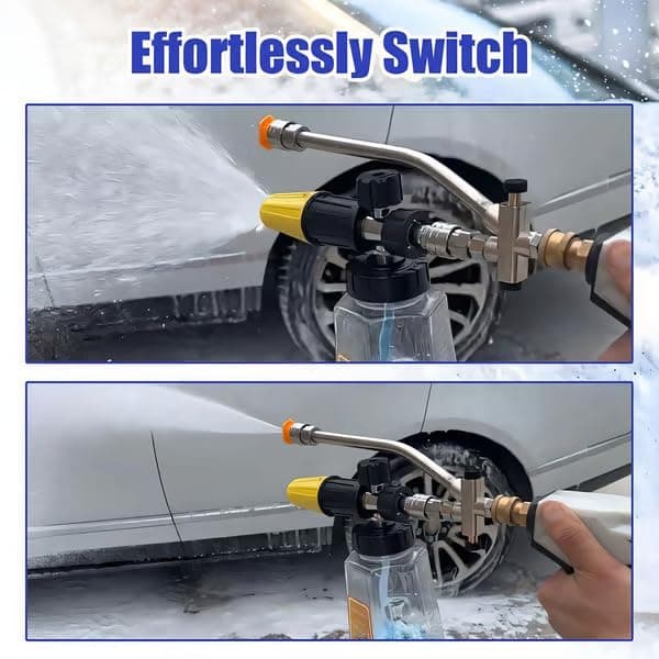 Saker SakerPlus Foam Cannon Dual Connector Pressure Washer Gun with 5 Nozzles