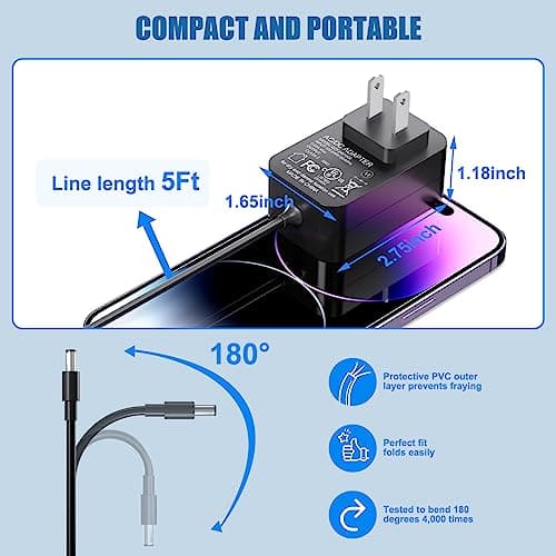 21V Mini Chainsaw Battery Charger for Eiruaw, Peektook, SOYUS, New Huing, RLSOO, Licorne, Tomyvic Li-ion Replacement AC