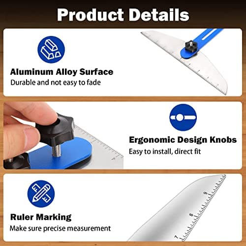 FEITON Stair Tread Template Tool for Measuring Stairs, Risers & Partitions