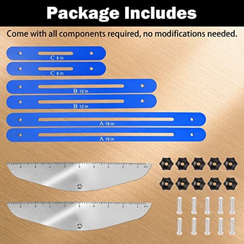 FEITON Stair Tread Template Tool for Measuring Stairs, Risers & Partitions
