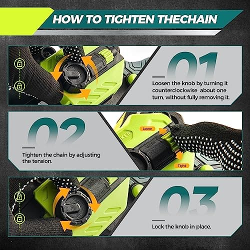 Saker Mini Brushless Chainsaw 6 Inch Cordless Electric Saw