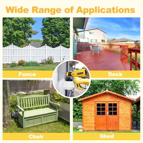 700W HVLP Paint-Sprayer with 4 Nozzles for Furniture, Cabinets & More