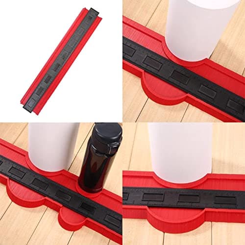 Saker Precise Contour Gauge Tool for Irregular Shape Copying and Handyman Ruler