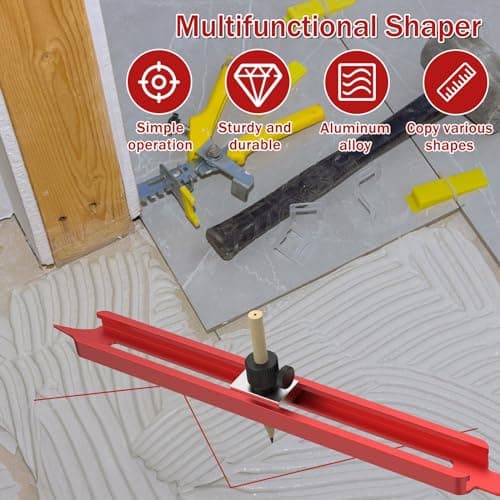 Precise Contour Scribe Tool with Adjustable Pencil Holder