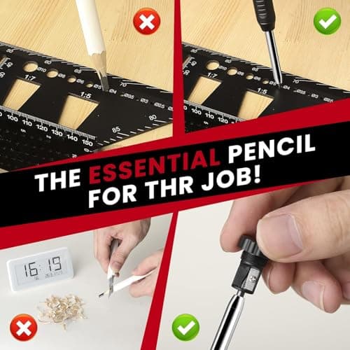 Saker Contour Gauge Profile Tool Combo Pack- Deep Hole Pencil & Irregular Shape Duplicator