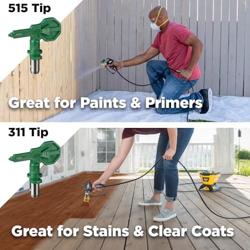 Wagner Control Pro 130 Airless Paint Sprayer, T2 Gun & Tips, High Efficiency, Large Projects