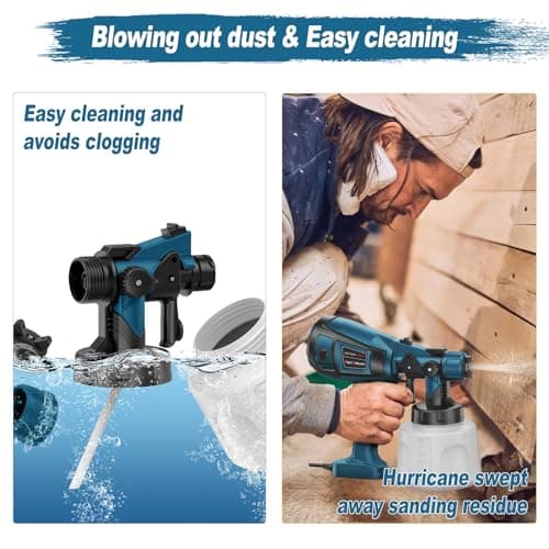 High Power Electric Paint Sprayer with 1400ml Container and 4 Nozzles