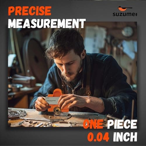 5-Inch Adjustable Lock Contour Gauge for Woodworking with Precise Flakes and Marker Tool