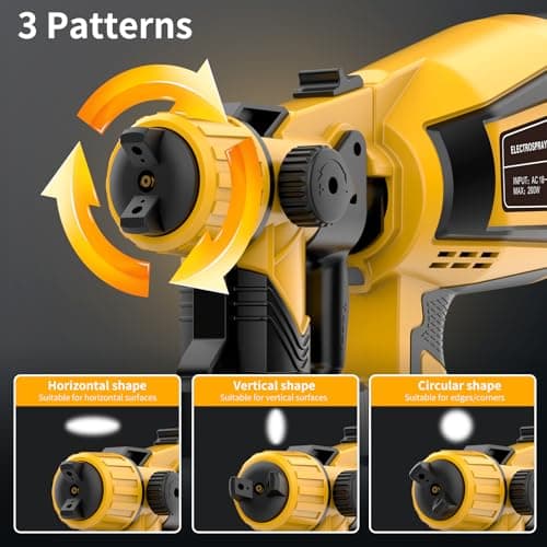 High Capacity 800W 32000RPM HVLP Paint Sprayer for Furniture & More