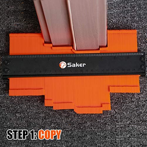 Saker Contour Gauge Tool - Precise Irregular Shape Duplicator for Welding & Woodworking
