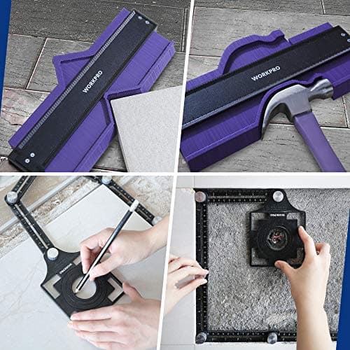 WORKPRO 10" Plastic Angle Measuring Tool Combo Kit