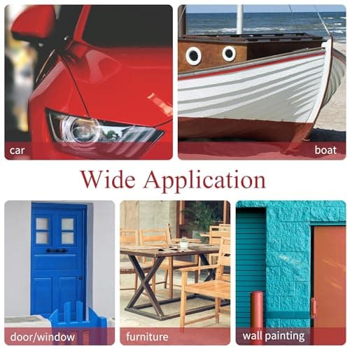 Automotive Gravity Feed Paint Gun Kit, 5 Nozzles 1.4mm-3.0mm, 1000cc Aluminum Cup