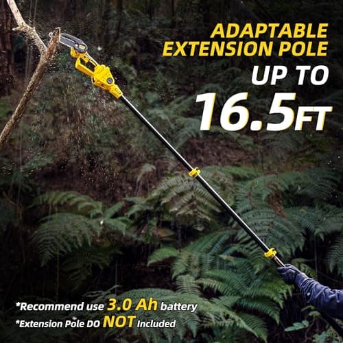 IMOUMLIVE 6-Inch Cordless Mini Chainsaw, 2.0Ah Battery, Portable for Tree Trimming and Branch Pruning