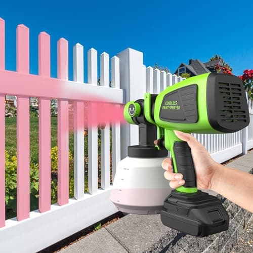 DeWalt 20V Cordless HVLP Paint Sprayer 200W with 5 Nozzles for House Painting