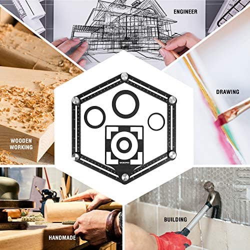 WORKPRO 10" Plastic Angle Measuring Tool Combo Kit