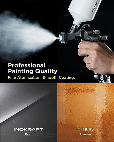 Easy to Use Air Spray Gun Kit for Cars and DIY Painting, with Nozzles and Accessories