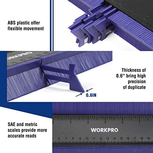 WORKPRO 10" Plastic Angle Measuring Tool Combo Kit