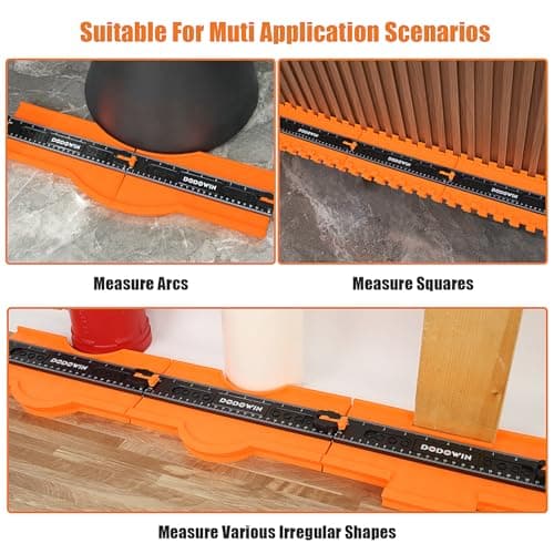 Dodowin Unlimited Connection 10 Inch Contour Gauge Tool, Shape & Outline for Men Dad Husband