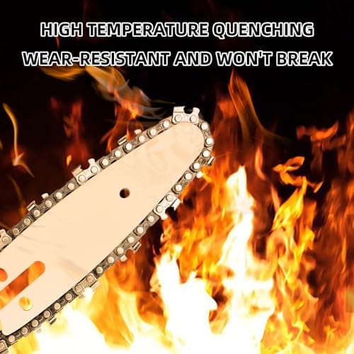 4 Inch Mini Chainsaw Chain and Bar Set for Cordless Pruner [4Chains + 2Bars]
