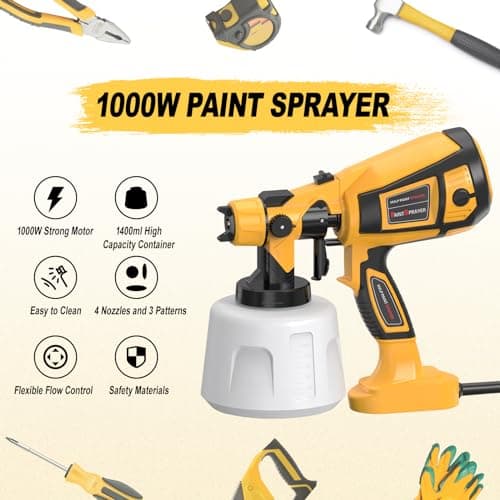 High-Power Electric Paint Sprayer for Furniture and Garden Painting