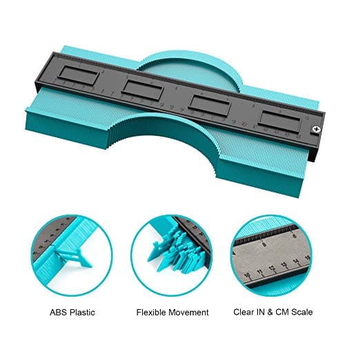 Contour Duplicator 10" Precise Irregular Shape Copy Tool for Woodworking Auto Body Pipes