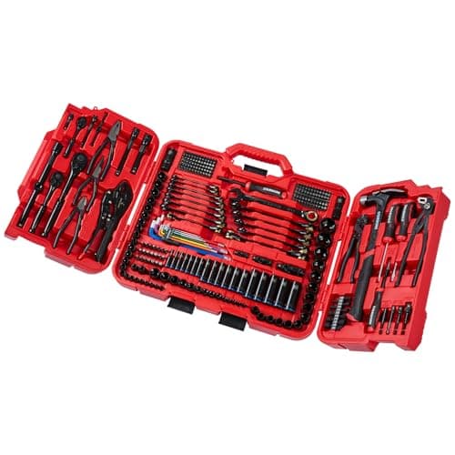 TRUE MECHANIC 306-Piece Automotive Tool Set, Comprehensive Mechanics Kit