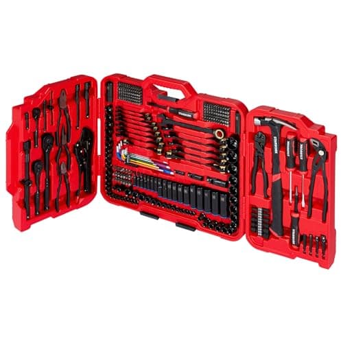 TRUE MECHANIC 306-Piece Automotive Tool Set, Comprehensive Mechanics Kit