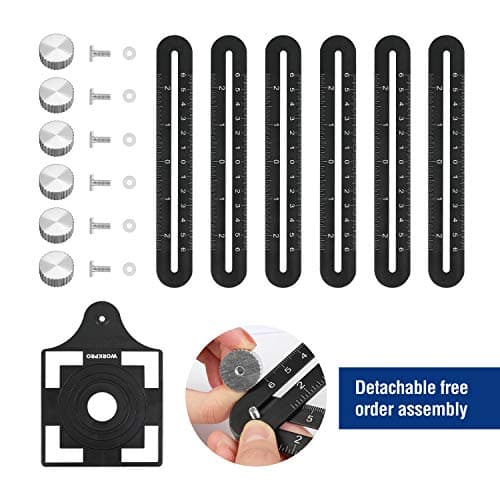 WORKPRO 10" Plastic Angle Measuring Tool Combo Kit