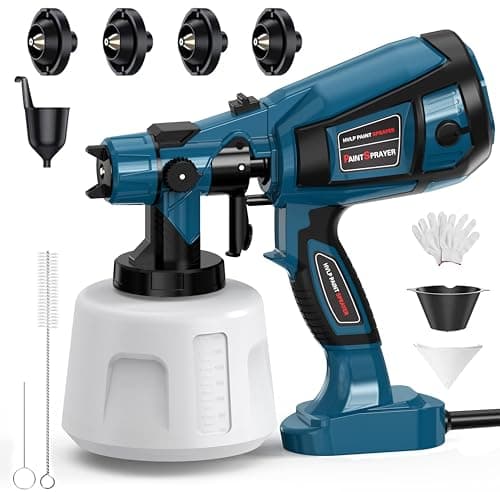 High Power Electric Paint Sprayer with 1400ml Container and 4 Nozzles