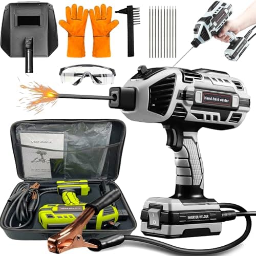 Saker 6 Gear 20-120A 110V Portable Inverter Welder for 1/16" to 1/8" Rods (Grey)