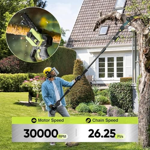 Saker 78.74 Inch Max Reach Tree Trimmer Pole Saw for Professional Arborists and Landscapers
| Saker Brushless Electric Pole Saw Battery Powered Mini Chainsaw 6 Inch Trimmer Review
| Saker Professional 2-IN-1 Pole Chainsaw 6 Inch Chainsaw Battery Pow
