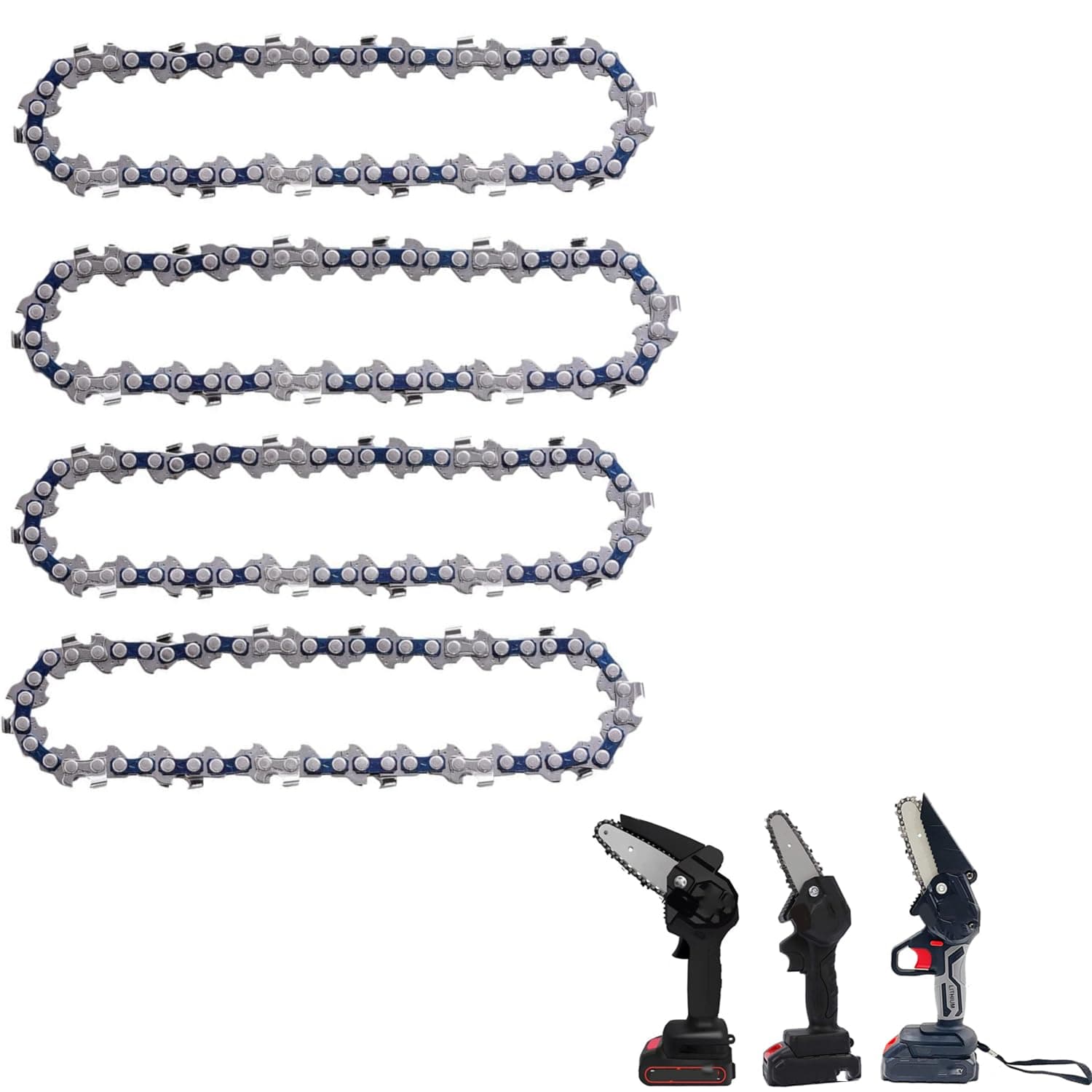 4 Inch Mini Chainsaw Chain Set