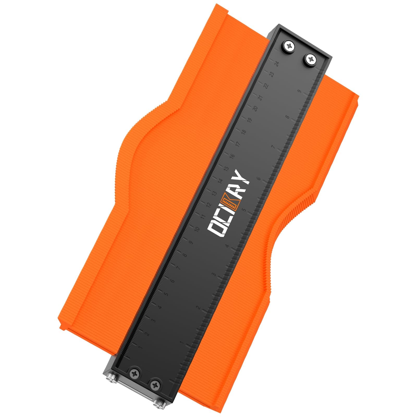 Adjustable 10" Lock Contour Gauge, Woodworking Tool, Gifts for Men (Orange)