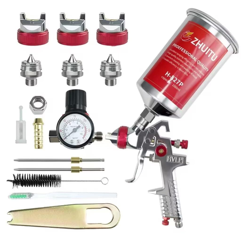 HVLP Air Spray Gun Kit for Car and Furniture Painting