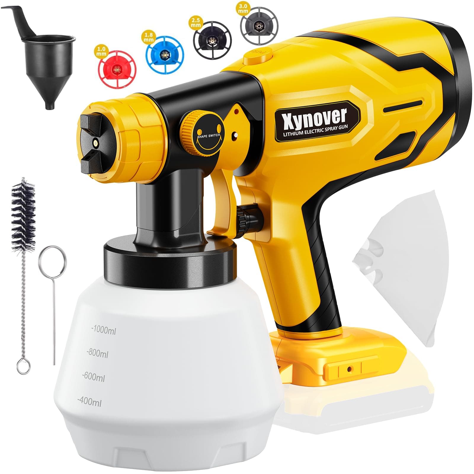 DeWalt 20V MAX Cordless HVLP Paint Sprayer 200W Brushless Motor