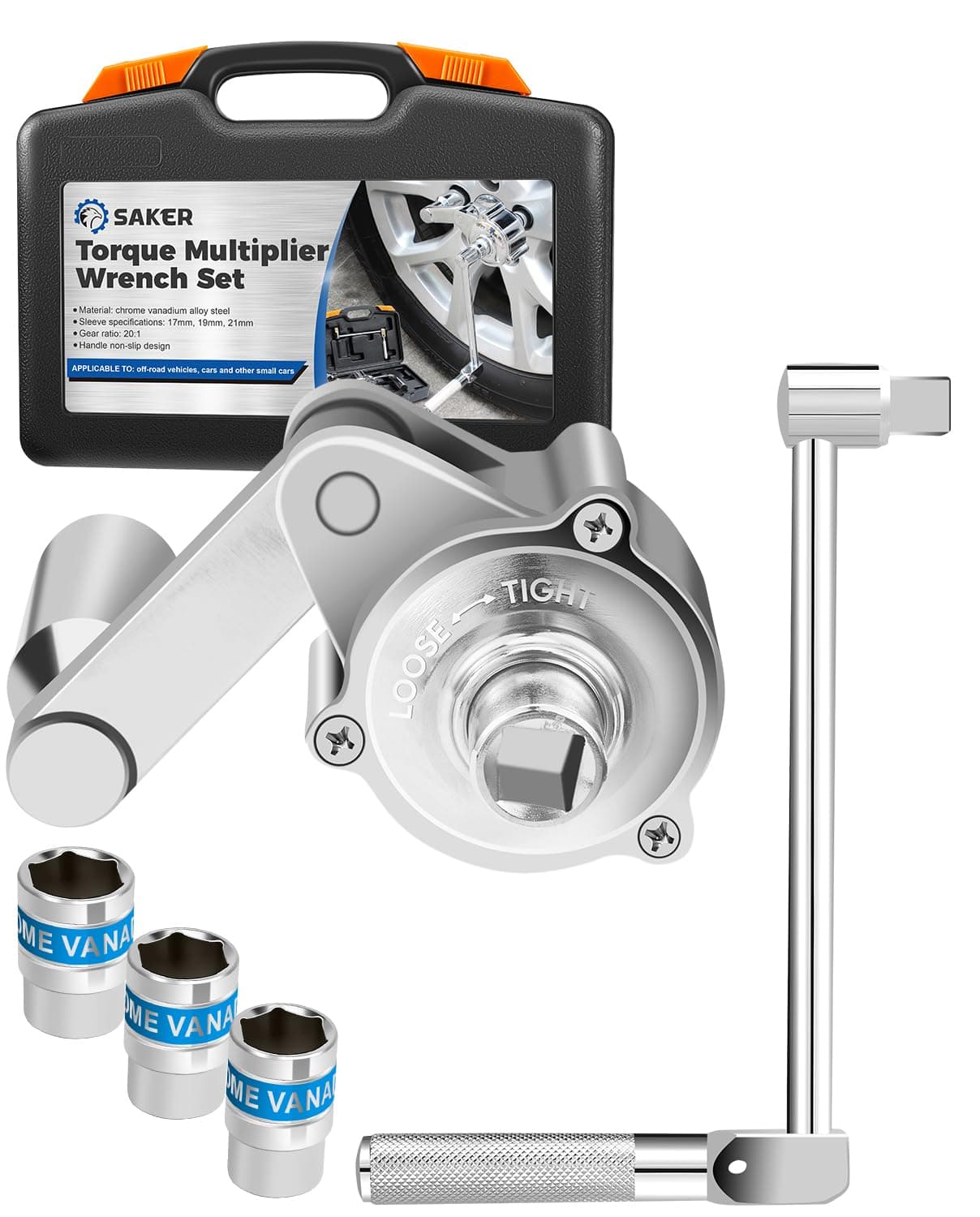 Saker Torque Multiplier Wrench Set for Heavy Duty Car Repair