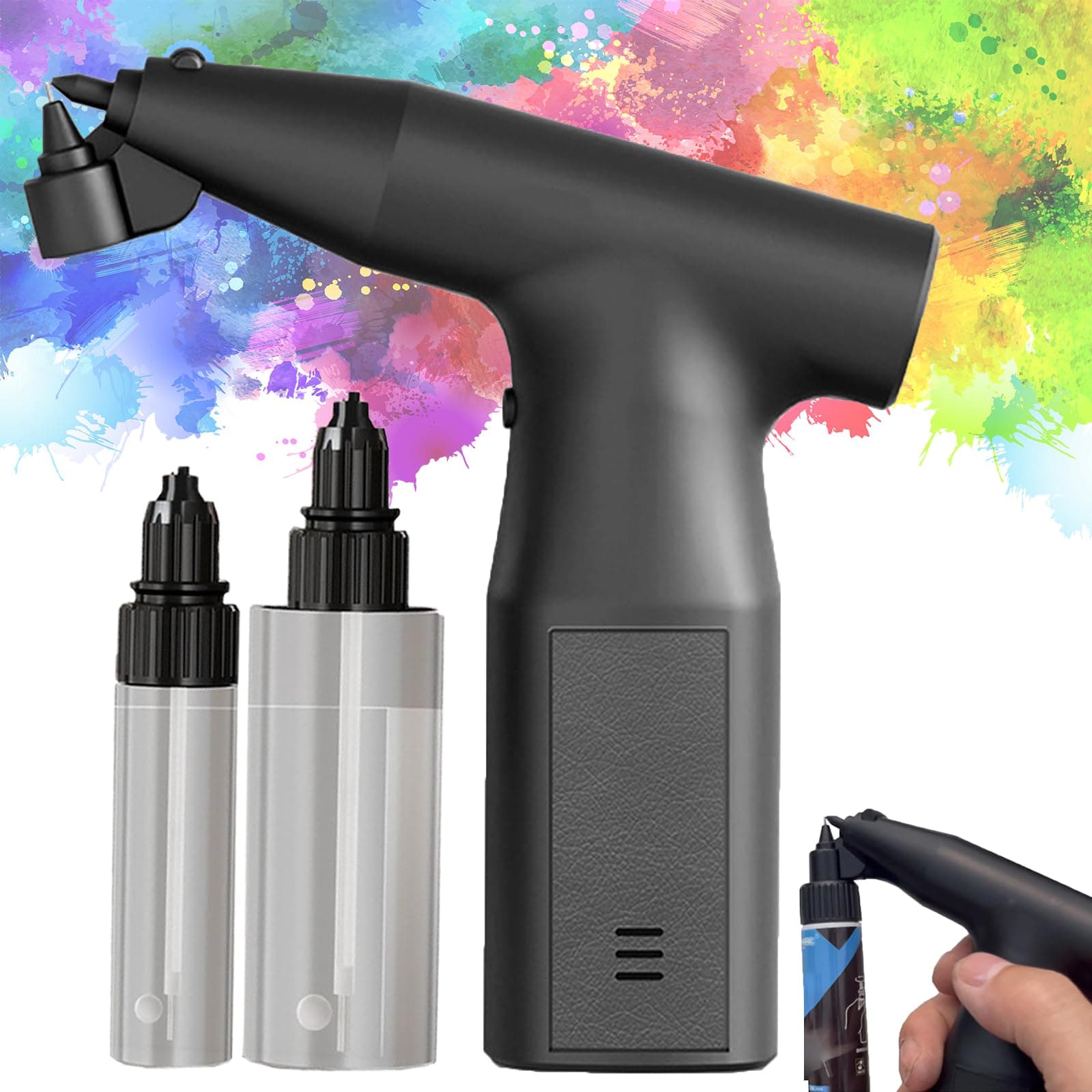 Electric Spray Paint Gun for Cars and More, Cordless Portable Paint Sprayer (1pc)