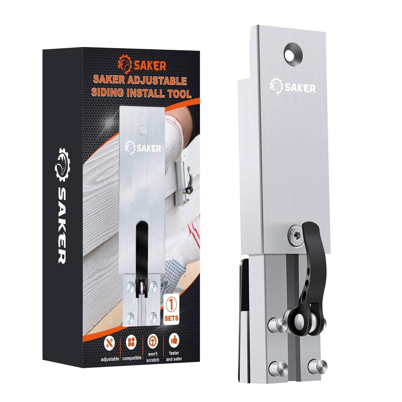Saker Adjustable Siding Install Tool for 5/16" to 1/2" Fiber Cement Siding (1)