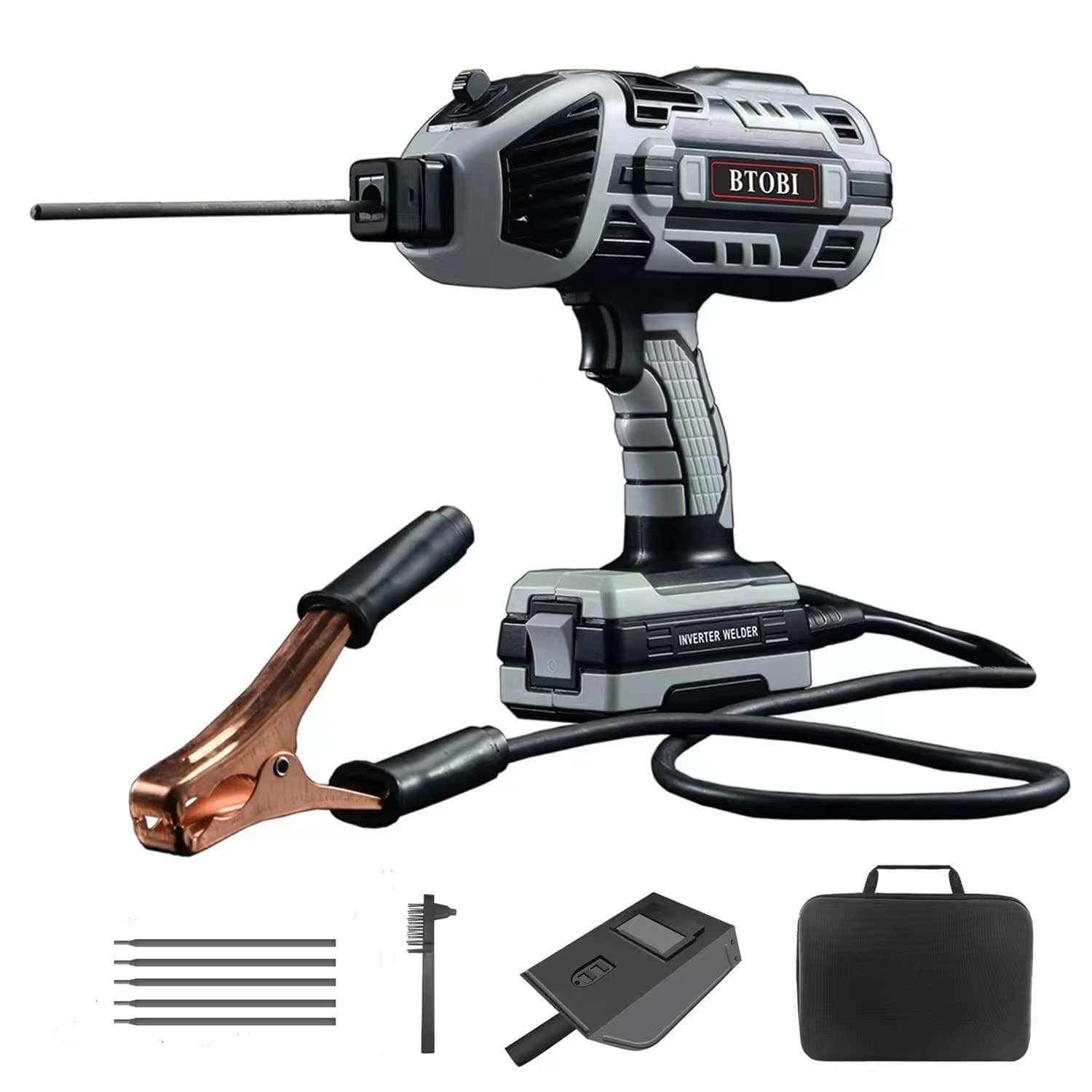 BTOBI 110V Portable IGBT ARC Welder Machine, 6 Current Adjustments